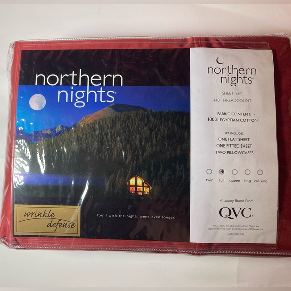QVC Bedding Northern Nights By Qvc Spice Full Sheet Set Poshmark